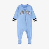 Jumpman Pinstripe Footed Coverall - University Blue