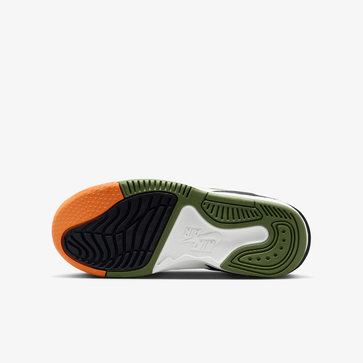 Jordan Max Aura 5 GS Black Sky Olive Bright Mandarin Throwback