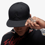 Pro Jumpman Adjustable Snapback - Black