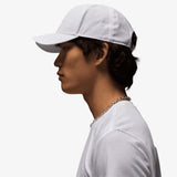 Rise Metal Logo Woven Cap - White