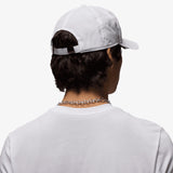 Rise Metal Logo Woven Cap - White