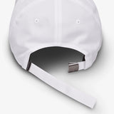 Rise Metal Logo Woven Cap - White