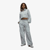 Sport Dri-FIT Tunnel Women's Pants - Light Silver/White