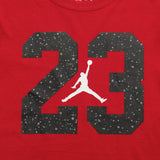 Jumpman 23 Speckle Youth T-Shirt - Red/Black