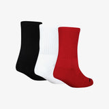 Jumpman Cotton Youth Crew Socks (3 Pairs) - Multi