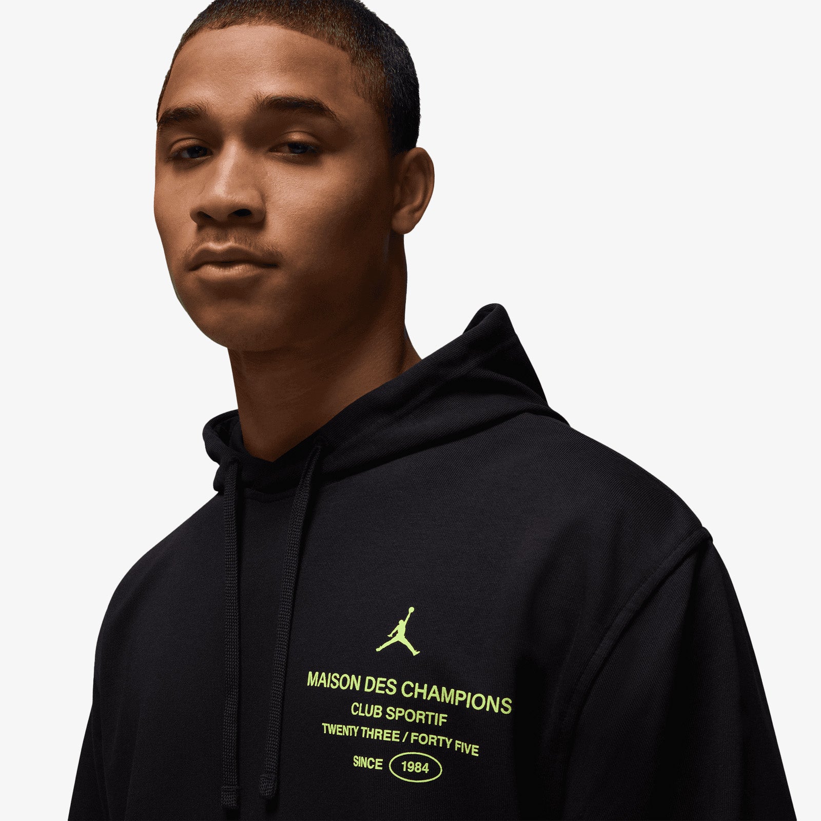 Jumpman Sport House of Champions Dri FIT Fleece Pullover Hoodie Bl Throwback