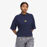 Women's Basketball Boxy Tee - Navy