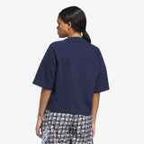Women's Basketball Boxy Tee - Navy
