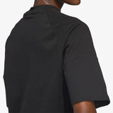Womens Basketball Boxy Tee - Black