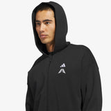 Anthony Edwards Full-Zip Hoodie - Black