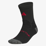 AE Crazylite Crew Socks - Black/Pure Ruby