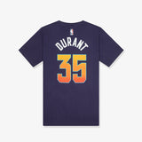 Kevin Durant Phoenix Suns 2024 City Edition Name & Number NBA Youth T-Shirt - Purple