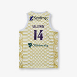 Kyrin Galloway Cairns Taipans 2025 NBL Alternate Jersey - Pale Gold