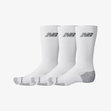 Performance Cushioned Crew Socks (3 Pairs) - White