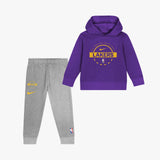 Los Angeles Lakers Kids Fleece Set - New Orchid