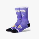 Los Angeles Lakers Statement Edition NBA Crew Socks - Purple