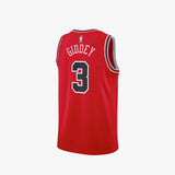 Josh Giddey Chicago Bulls Icon Edition Youth Swingman Jersey - Red