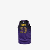 LeBron James Los Angeles Lakers 2024/25 City Edition Toddler Swingman Jersey - Purple