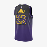 LeBron James Los Angeles Lakers 2024/25 City Edition Swingman Jersey - Purple