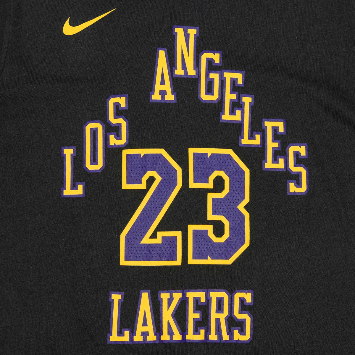 LeBron James Los Angeles Lakers 2024 City Edition Name &amp; Number NBA Youth T-Shirt - Black