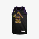LeBron James Los Angeles Lakers 2025-2026 City Edition Kids Swingman Jersey - Black