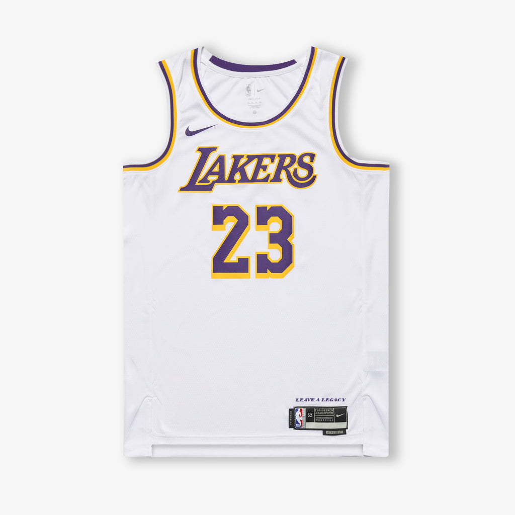 Men's Los Angeles Lakers LeBron James Nike Black City Edition Swingman  Jersey