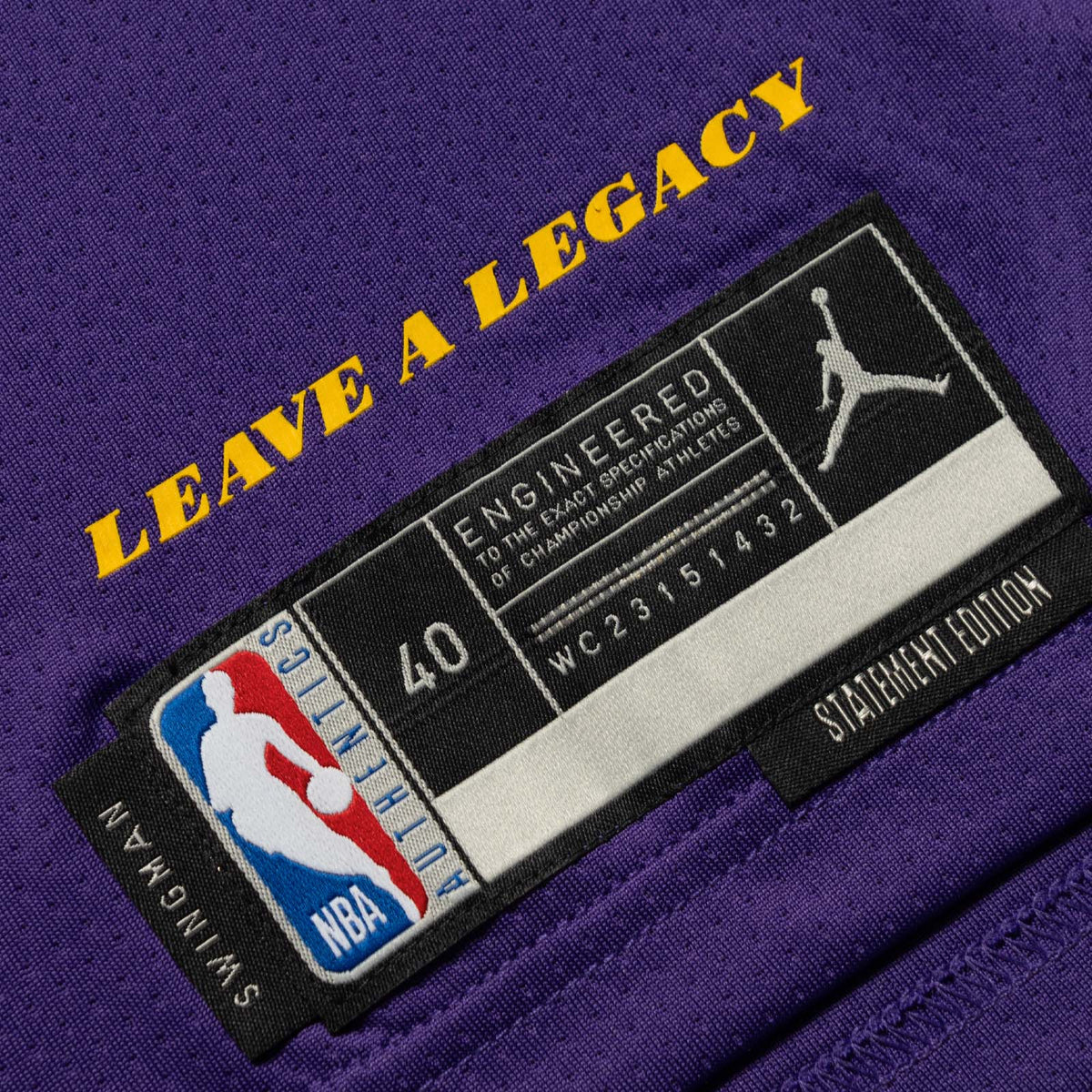 LeBron James Los Angeles Lakers Statement Edition Swingman Jersey