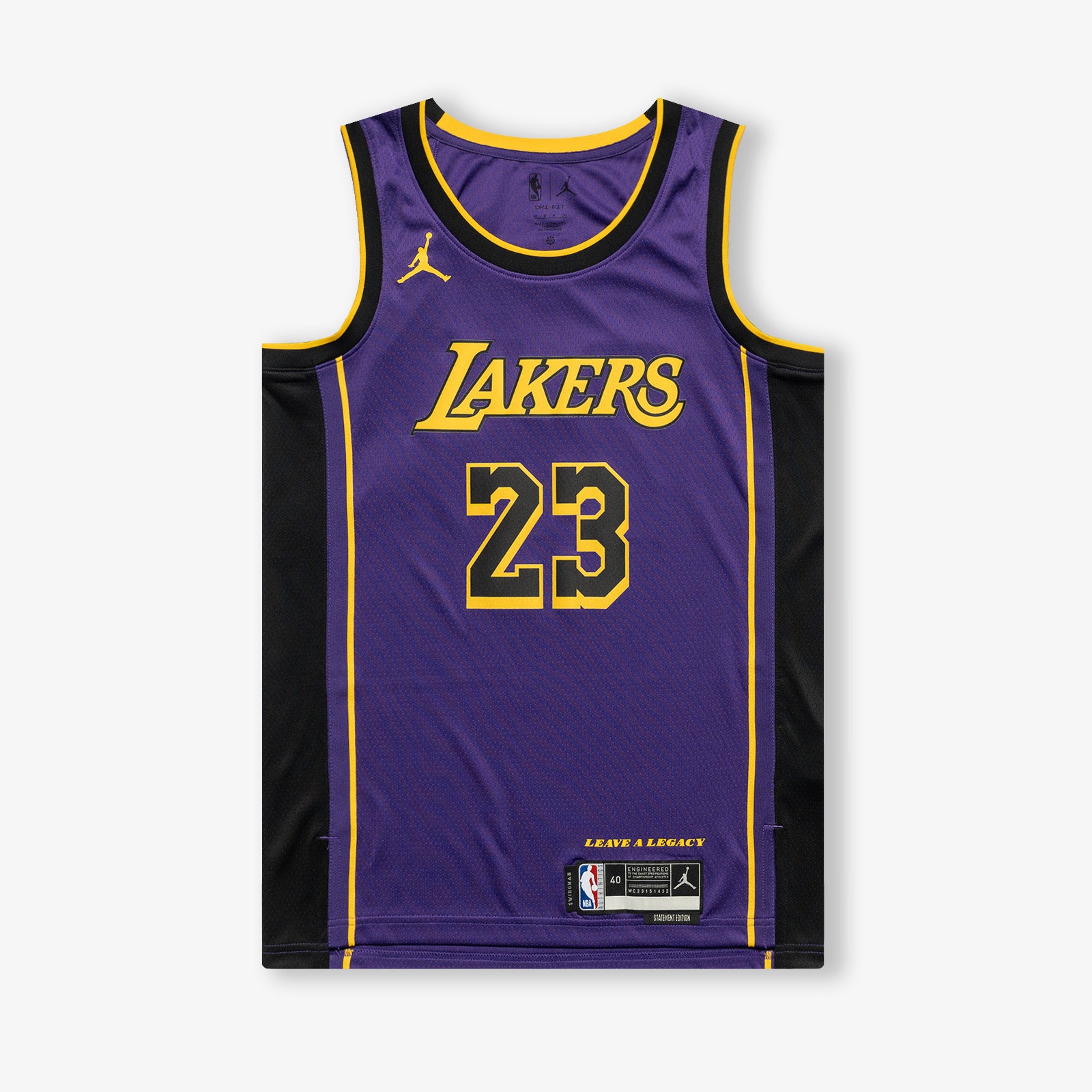Men's Los Angeles Lakers Statement Edition Jordan Dri-Fit NBA Swingman Jersey in Purple, Size: XS | DO9530-508