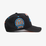 Los Angeles Lakers Double Team Pro Crown Snapback - Black