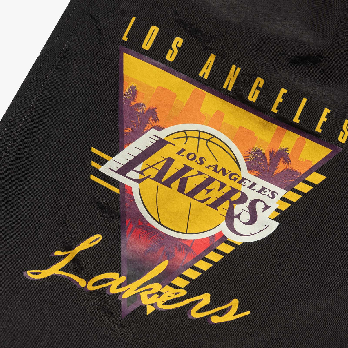 Los Angeles Lakers Where You At Shorts - Black