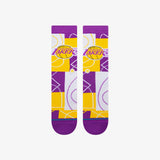 Los Angeles Lakers Zone Crew Socks