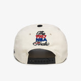 Los Angeles Lakers vs Boston Celtics 1998 Final Deadstock Snapback - White Cream/Black