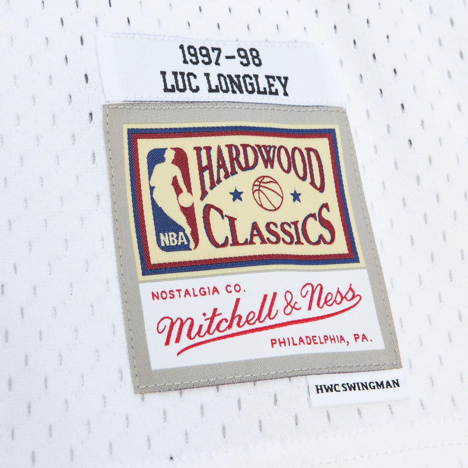 Luc Longley Chicago Bulls 97-98 Hardwood Classic Swingman Jersey