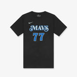 Luka Doncic Dallas Mavericks 2024 City Edition Name & Number NBA Youth T-Shirt - Black