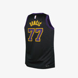 Luka Doncic Los Angeles Lakers 2025-2026 City Edition Kids Swingman Jersey - Black