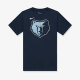 Memphis Grizzlies Essential NBA Logo T-Shirt - Navy