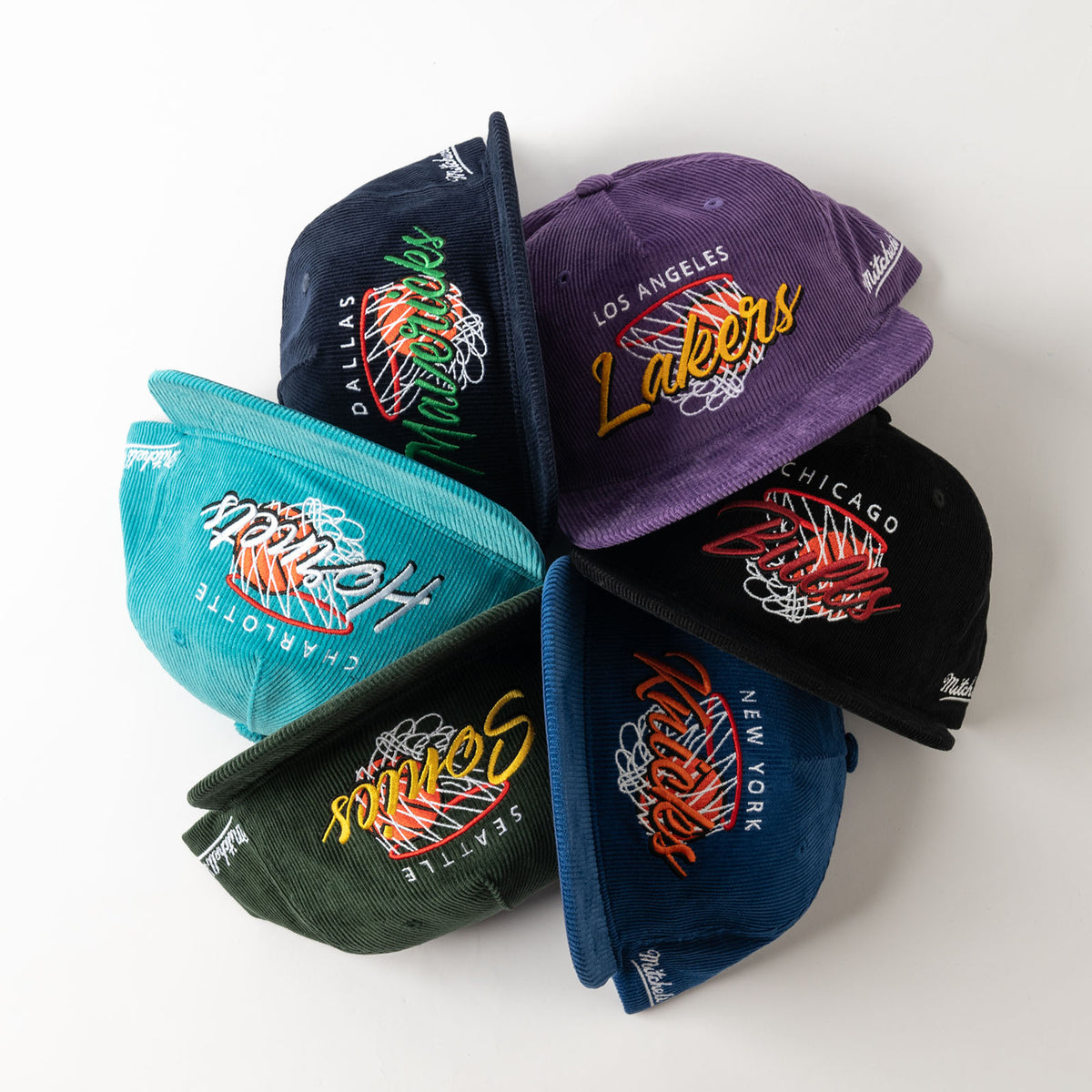 Seattle Supersonics Nothing But Net Corduroy Deadstock Snapback - Green