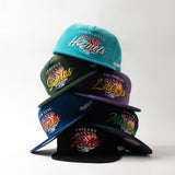 New York Knicks Nothing But Net Corduroy Deadstock Snapback - Blue