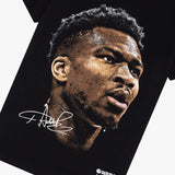 Giannis Antetokounmpo NBA Big Head T-Shirt - Faded Black