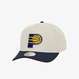 Indiana Pacers Pro Pinch Snapback - White Cream