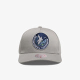 Minnesota Timberwolves Upside Down Logo Snapback - Grey