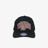 Oklahoma City Thunder Cracked Arch Snapback - Black