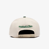 Seattle Supersonics Pro Pinch Snapback - White Cream/Green