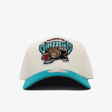 Vancouver Grizzlies Pro Pinch Snapback - White Cream/Teal