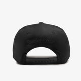 Chicago Bulls All Black Team Logo Snapback - Black