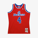 Andrew Gaze Washington Bullets 93-94 HWC Swingman Jersey - Red