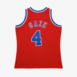 Andrew Gaze Washington Bullets 93-94 HWC Swingman Jersey - Red