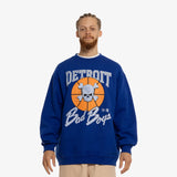 Detroit Pistons Bad Boys Crew Sweatshirt - Blue