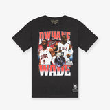 Dwayne Wade USA Basketball Player T-Shirt - Faded Black