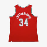 Giannis Antetokounmpo Milwaukee Bucks 13-14 HWC Swingman Jersey - Red